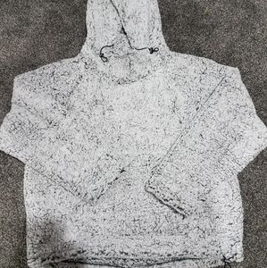 Pink sherpa top new size Large fit like xl